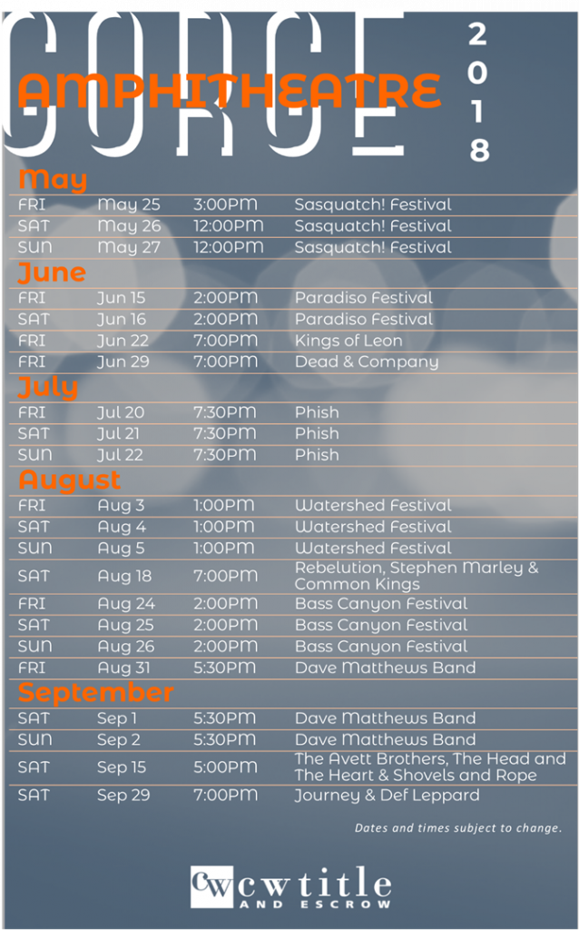 Amphitheater Concert Schedule Windermere Greenwood